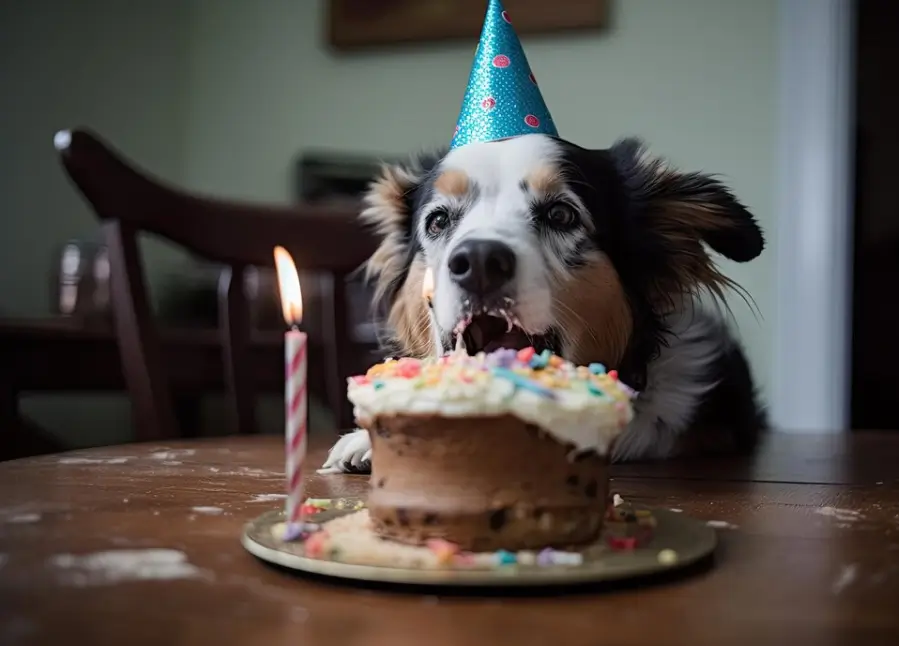 Featured image: dog cake